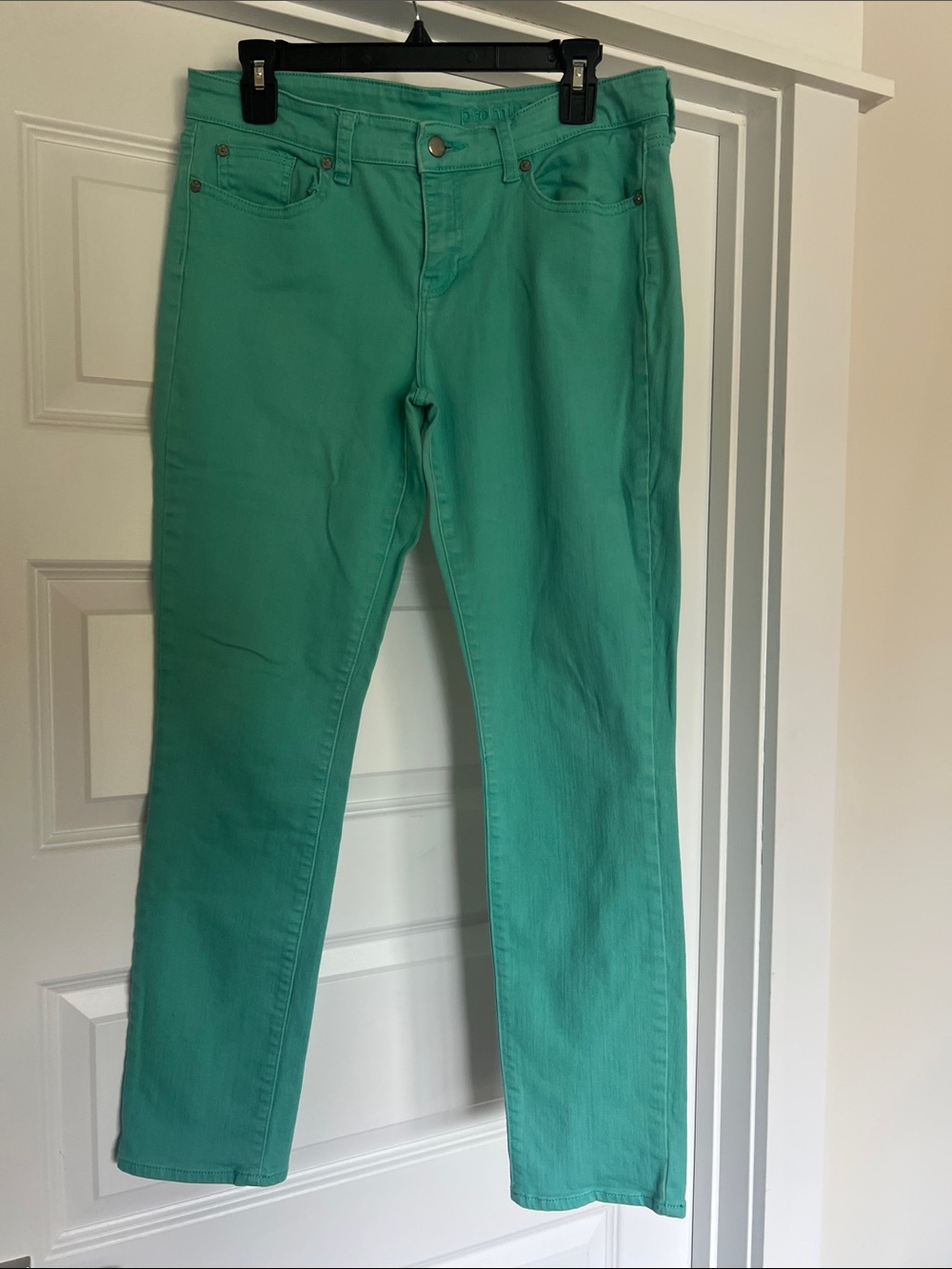 GAP Women's Teal Straight-Leg Jeans